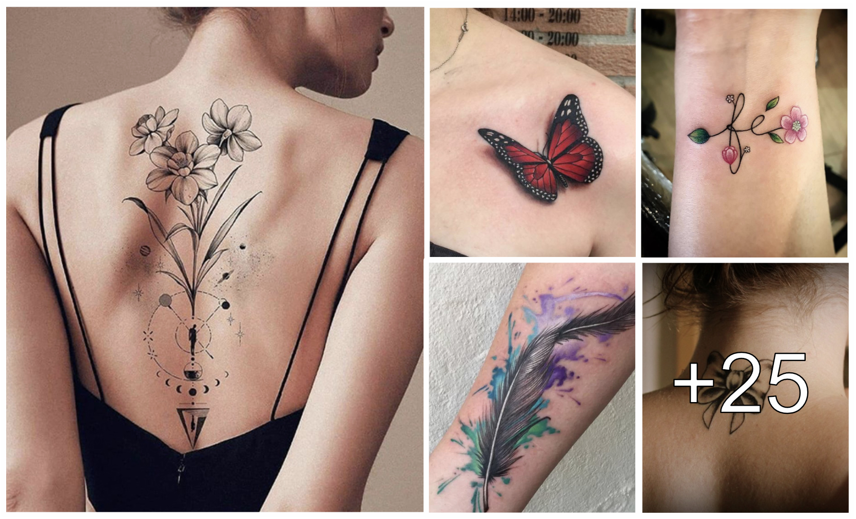 25 Ideas Tatuajes de Moda para Mujeres 25 Ideas Tatuajes de Moda para Mujeres
