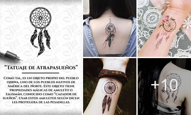 Tatuajes de Atrapasueños y su significado Tatuajes de Atrapasueños y su significado