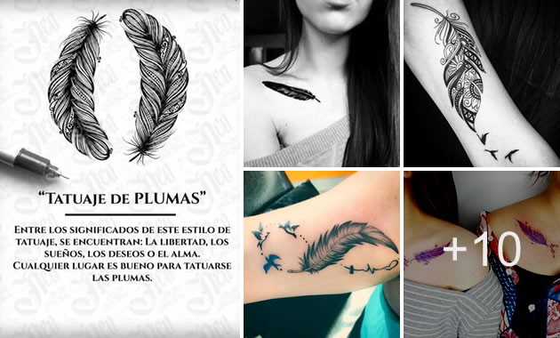 Ideas de Tatuajes de Plumas significado