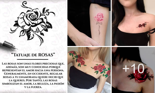 Hermoso significado de los tatuajes de Rosas Hermoso significado de los tatuajes de Rosas