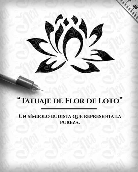 Tatuajes flor de loto significado