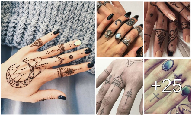 Tatuajes en los Dedos para Mujer Tatuajes en los Dedos para Mujer