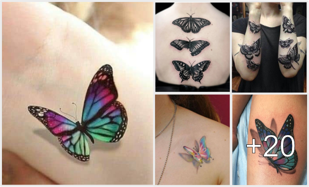 Lindas Ideas de Tatuajes de Mariposas
