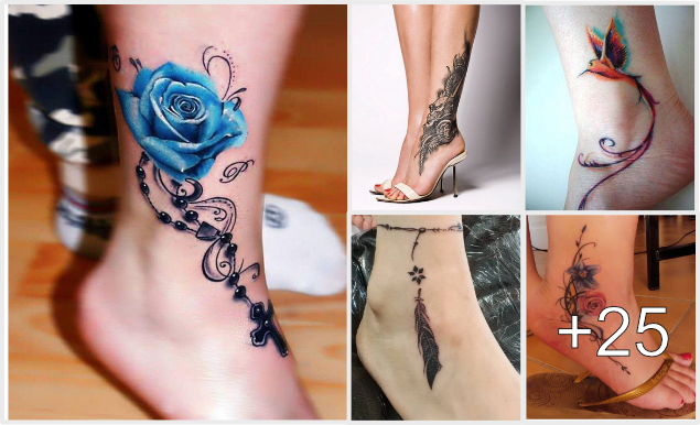 Ideas Lindas de Tatuajes en el Tobillo Ideas Lindas de Tatuajes en el Tobillo