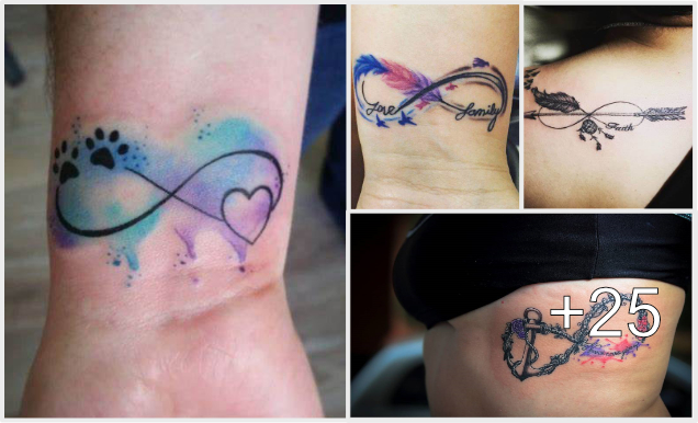 25 Tatuajes para Mujer de Infinito 25 Tatuajes para Mujer de Infinito