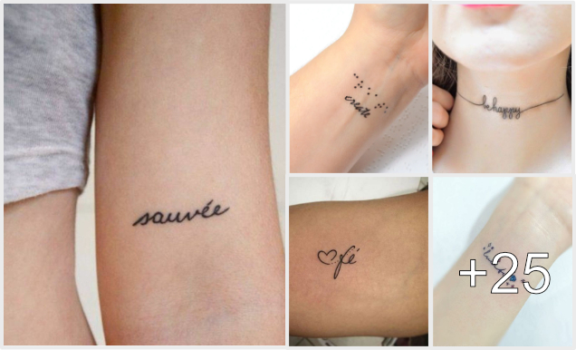 Tatuajes de Letras Chicas para Mujer