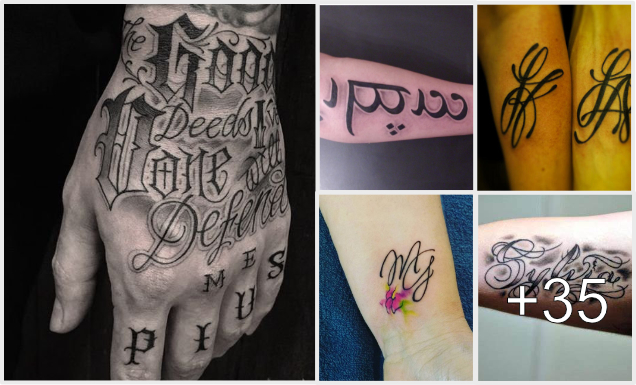 Tatuajes de Letras Conoce los Mejores Diseños