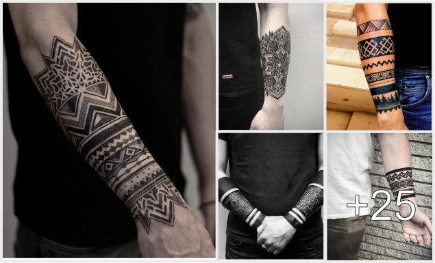 Tatuajes Brazalete para hombres en varios estilos