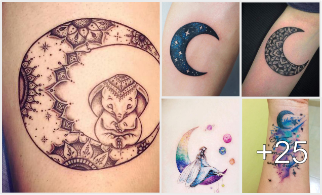 Ideas de Tatuajes de Lunas