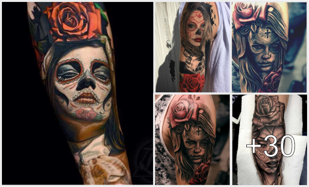 Los Mejores Diseños de Tatuajes de Catrina y su Significado