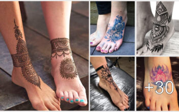 Ideas bellas de tatuajes en pies para mujeres